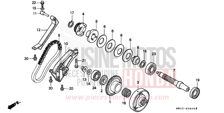 STARTING CLUTCH for CB Seven Fifty CANDY ANDROMEDA RED-U (R131) from 1995